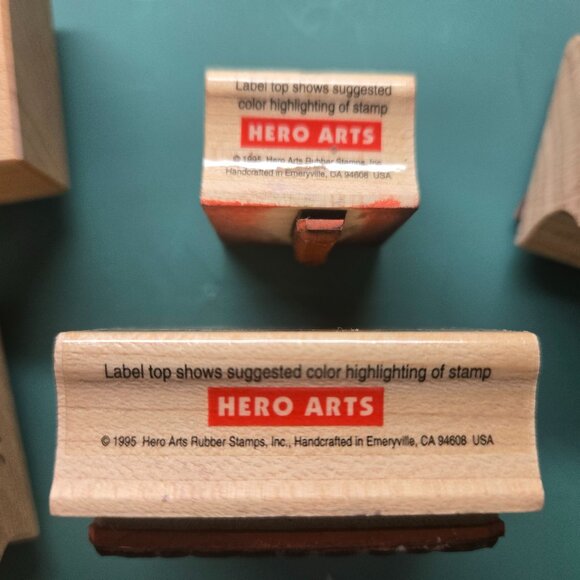 Set of 5 Birthday Themed Rubber Stamps - Picture 5 of 10